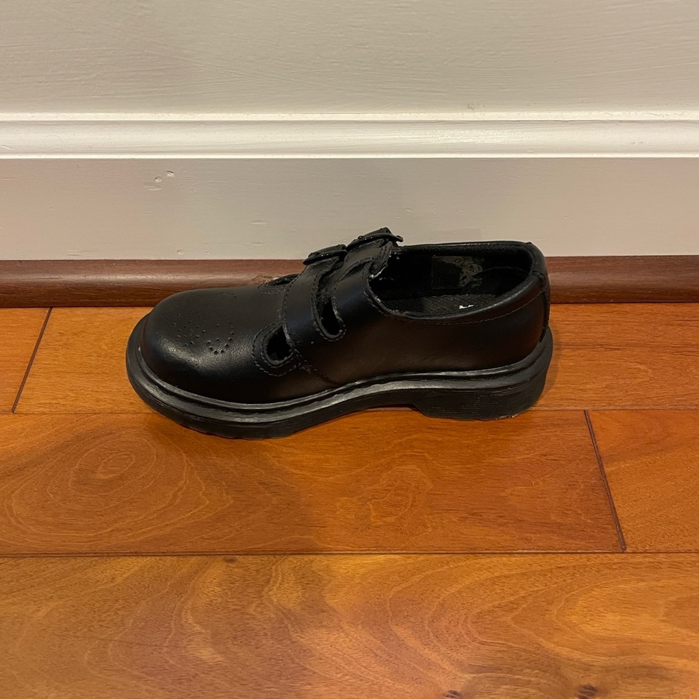 Dr Marten Kids Size 12 Black Mary Jane’s Style 8065 - Picture 5 of 14